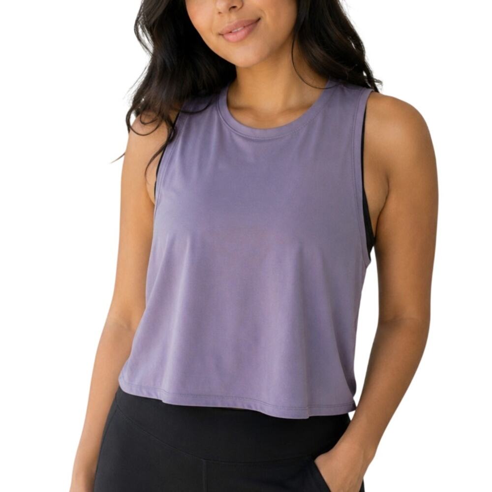 SPANX Purple Go Lightly Workout Tank Top Large